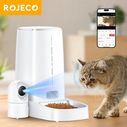 4L Wi-Fi Automatic PetFeeder with 360° Camera