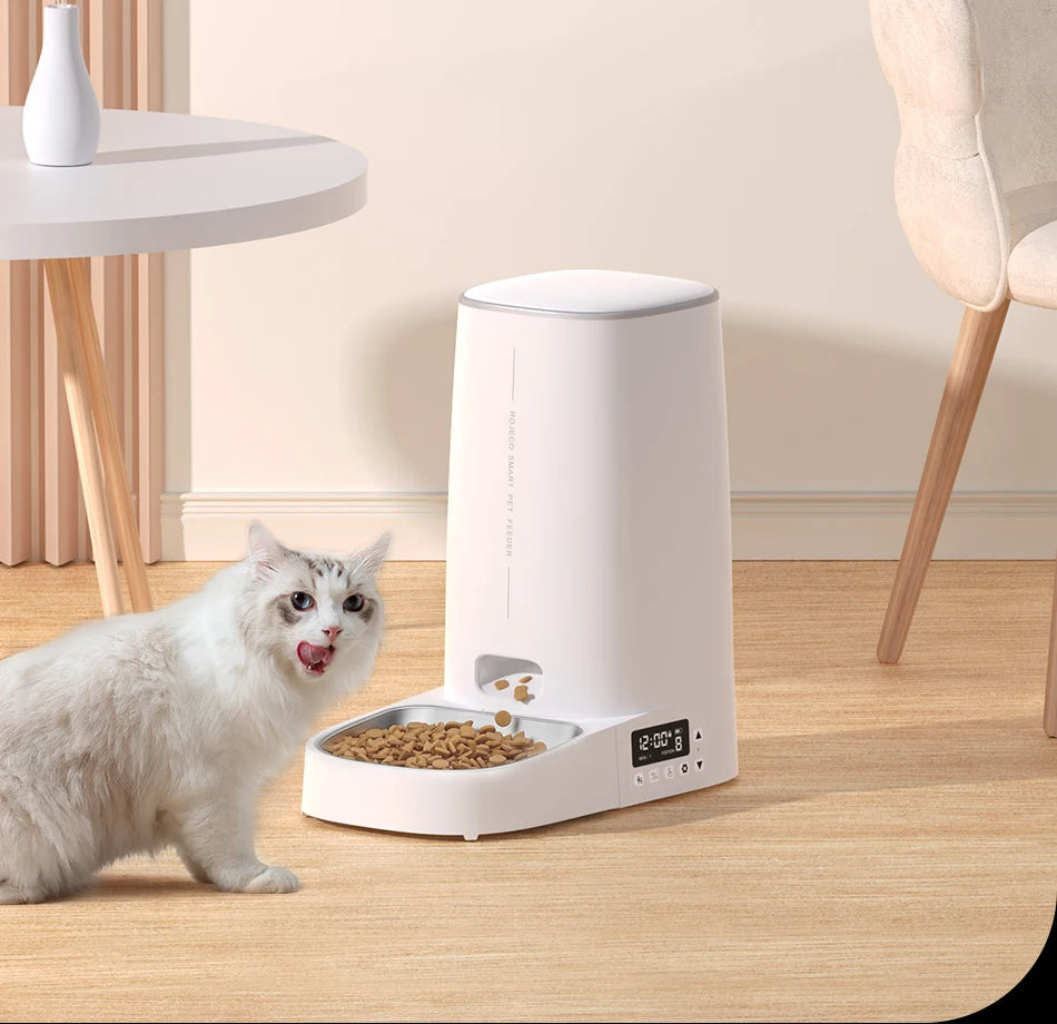 4L Automatic Cat Feeder for Dry Food for Cats and Dogs.