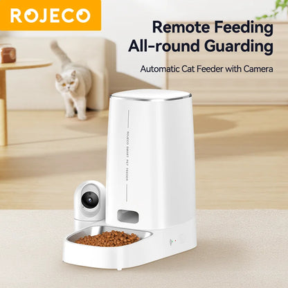 4L Wi-Fi Automatic PetFeeder with 360° Camera