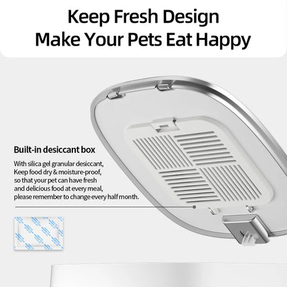 4L Automatic Cat Feeder for Dry Food for Cats and Dogs.